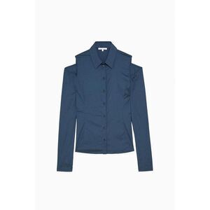 Patrizia Pepe Blue Cotton Women's Blouse